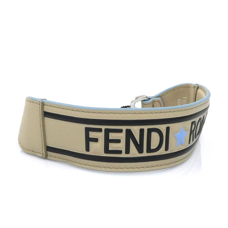 FENDI（フェンディ） ショルダーストラップ ハンドル レザー ベージュ