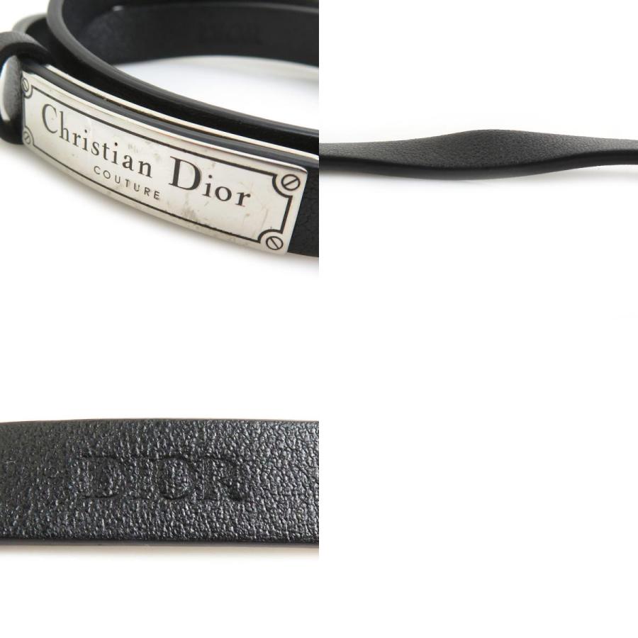 クリスチャンディオール Christian Dior ブレスレット レザー/メタル