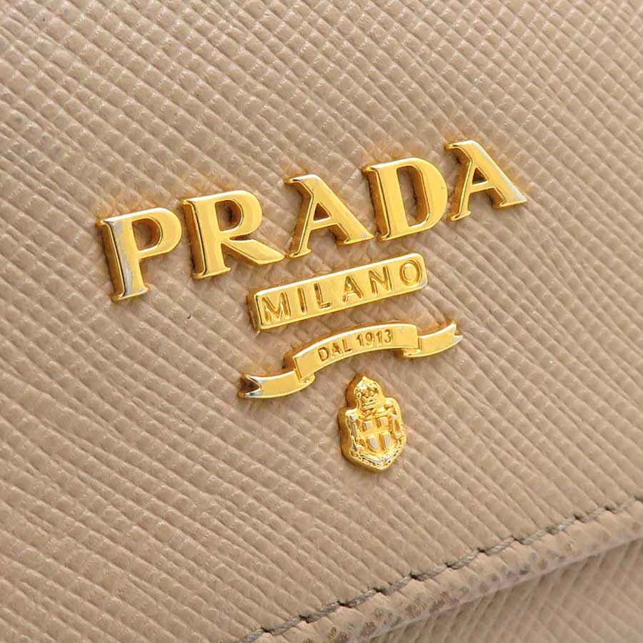 PRADA（プラダ） キーケース レザー ベージュ : ブランドバリュー