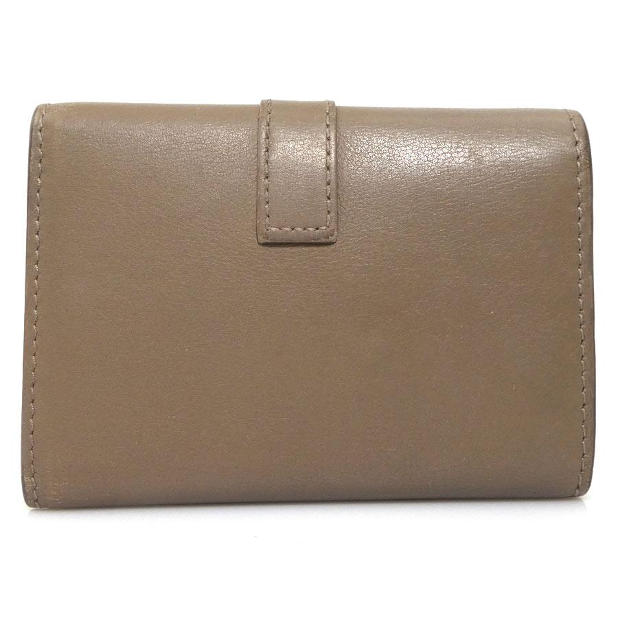 イヴ・サンローラン　ブラウンレザーキーケース サンローラン SAINT LAURENT キーケース レザー ブラウン : ブランド