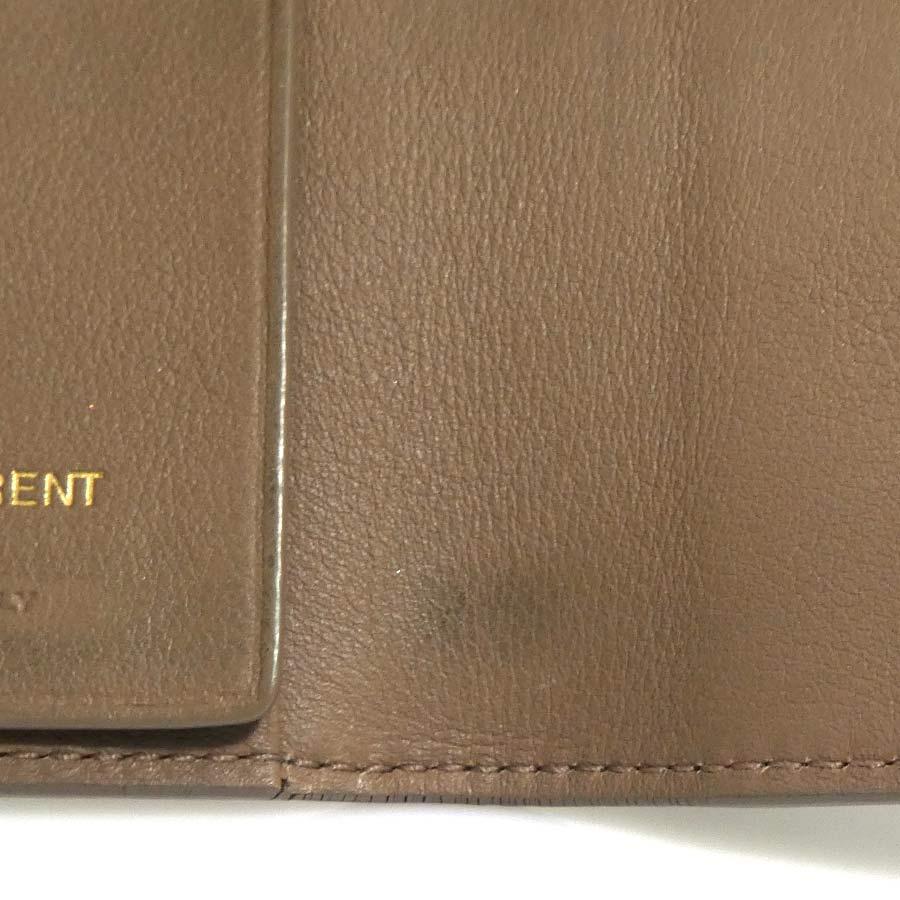 サンローラン SAINT LAURENT キーケース レザー ブラウン : ブランド