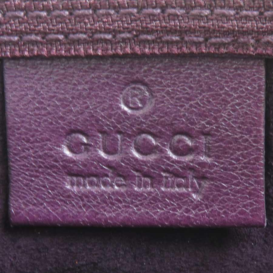 GUCCI（グッチ） ポーチ レザー パープル : ブランドバリュー - 通販 
