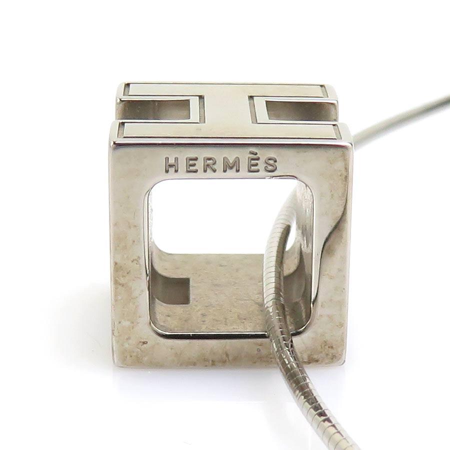 HERMES（エルメス） ネックレス カージュドアッシュ Hキューブ メタル