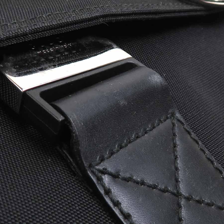 GUCCI（グッチ） ショルダーバッグ ナイロン/レザー ブラック
