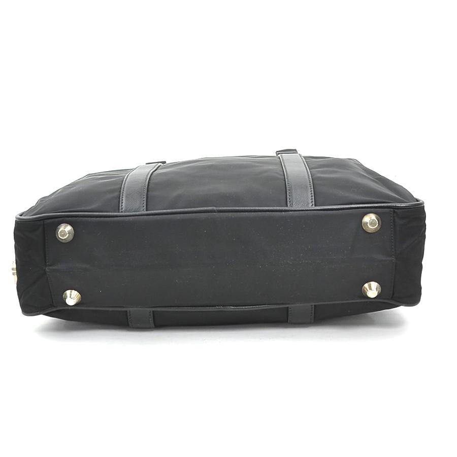 【美品】PRADA ナイロン ビジネスバッグ ハンドバッグ トートバッグ 黒色 PRADA（プラダ） ハンドバッグ ビジネスバッグ ナイロン/レザー
