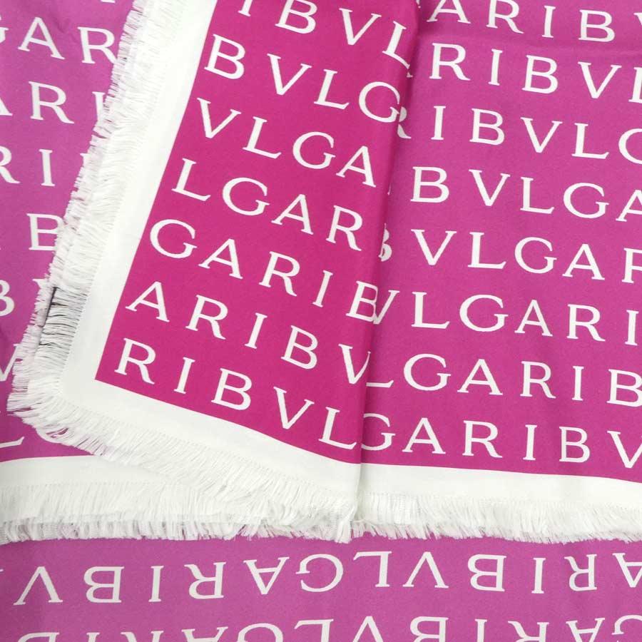 BVLGARI（ブルガリ） ストール シルク ピンク系 : ブランドバリュー