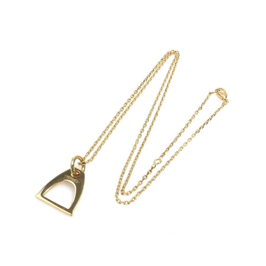 HERMES（エルメス） ネックレス ホースシュー アミュレット メタル