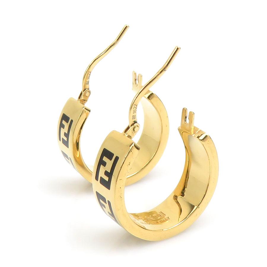 ゆ*ん様 未使用 FENDI ピアス ゴールド FENDI（フェンディ） ピアス メタル ゴールド : ブランドバリュー