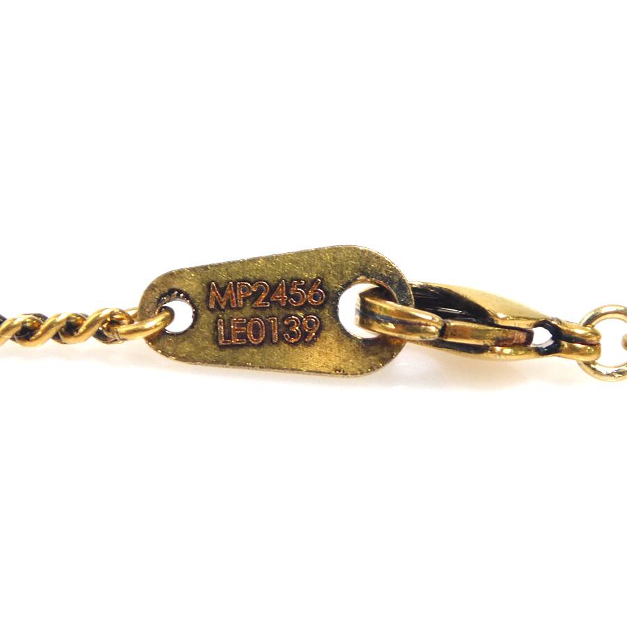 ルイ ヴィトン LOUIS VUITTON ネックレス LVトゥイッグ ペンダント メタル ゴールド