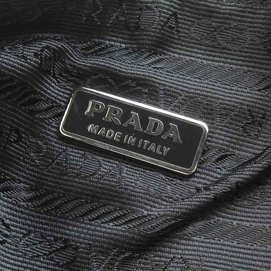 PRADA（プラダ） ポーチ ナイロン ブラック : ブランドバリュー - 通販