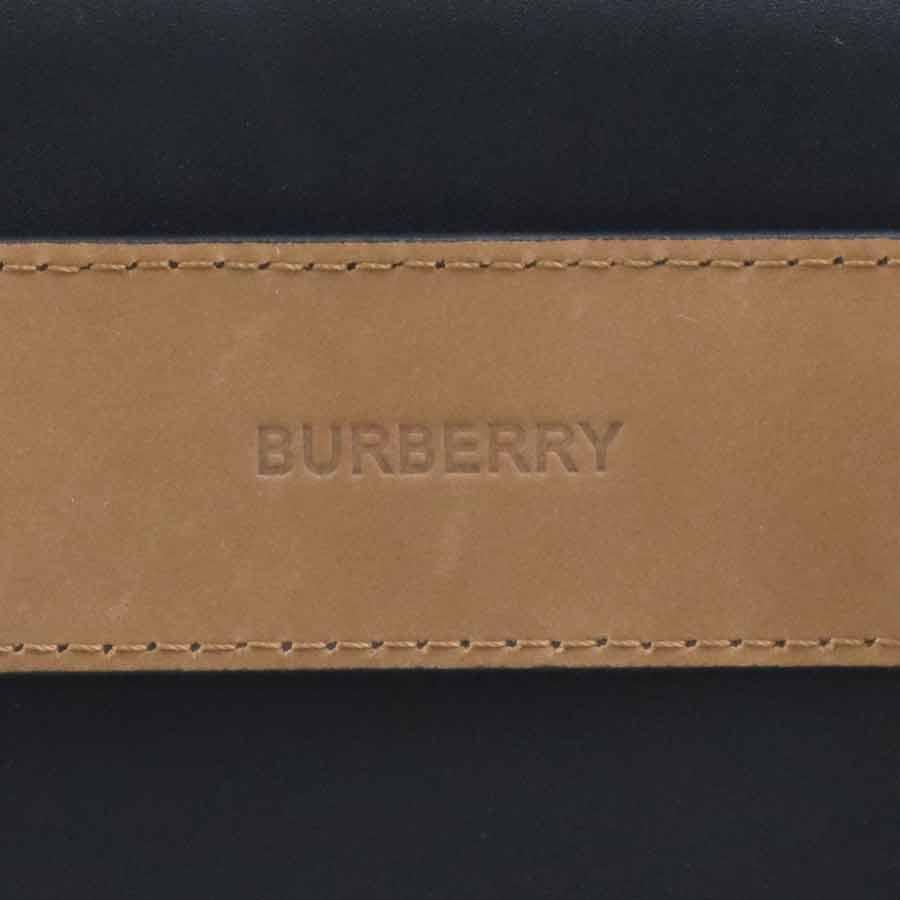 バーバリー BURBERRY ウエストバッグ ベルトバッグ レザー ブラック_15