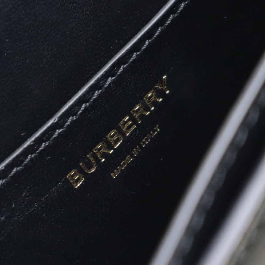 バーバリー BURBERRY ウエストバッグ ベルトバッグ レザー ブラック_16