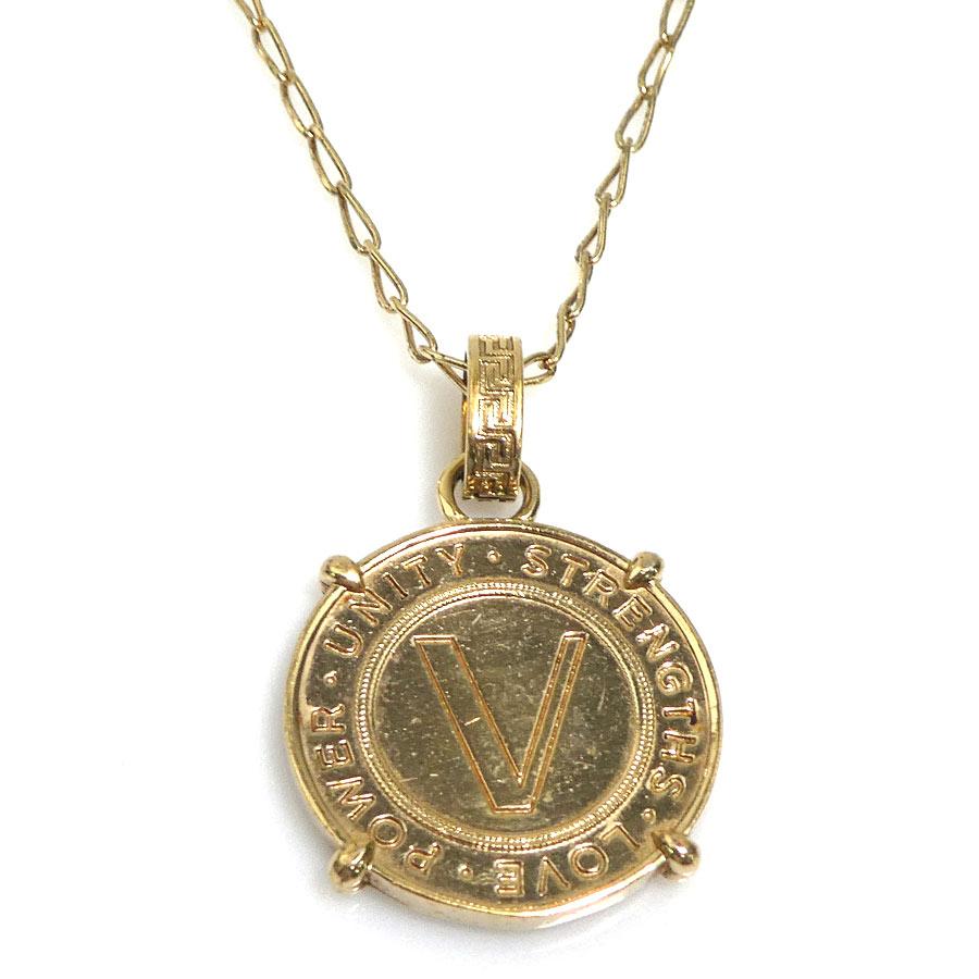 ヴェルサーチ VERSACE ネックレス メタル ゴールド : ブランドバリュー 