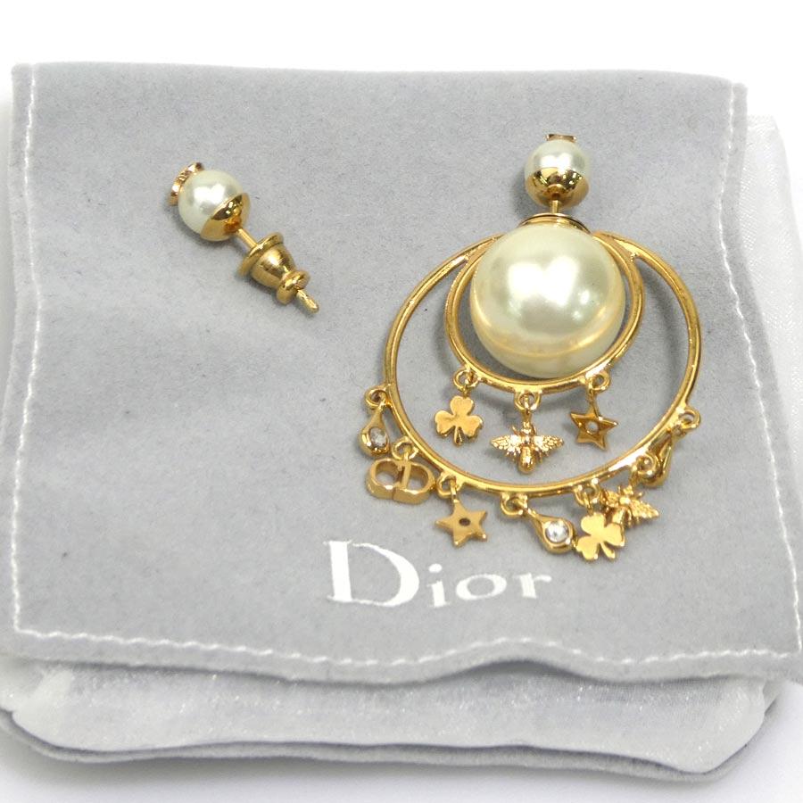 クリスチャンディオール Christian Dior ピアス トライバル メタル