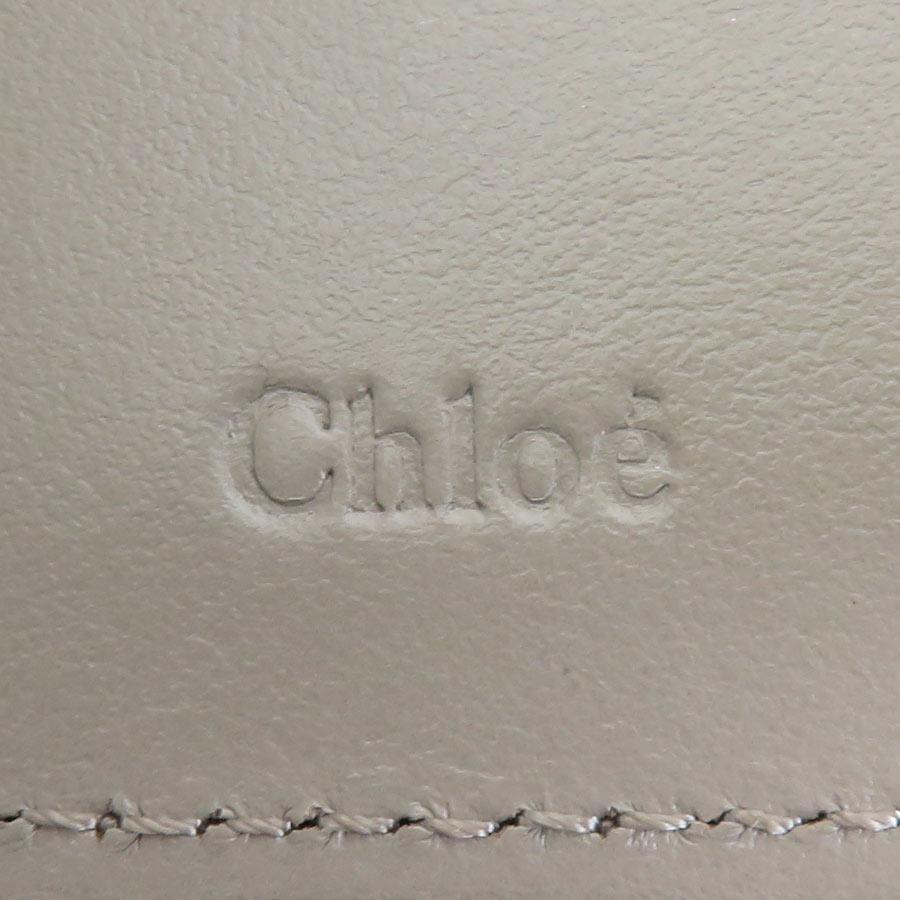 クロエ Chloe 二つ折り財布 レザー ベージュ レディース 送料無料【中古】 h32070a Chloe（クロエ） 二つ折り財布 レザー ベージュ : ブランドバリュー