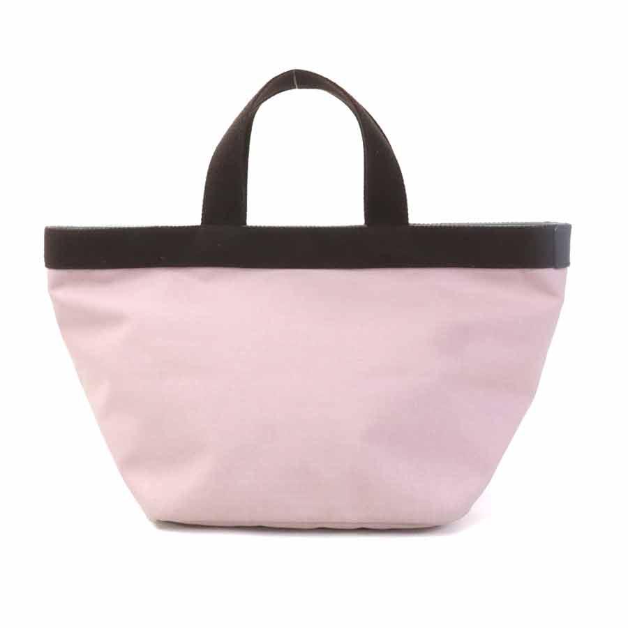 Herve Chapelier トートバッグ ピンク×ブラウン エルベ シャプリエ Herve Chapelier ハンドバッグ ナイロン ピンク