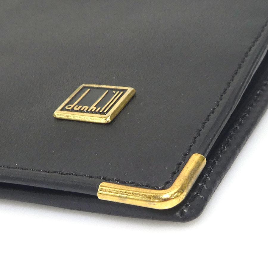 dunhill（ダンヒル） 二つ折り財布 レザー ブラック : ブランド