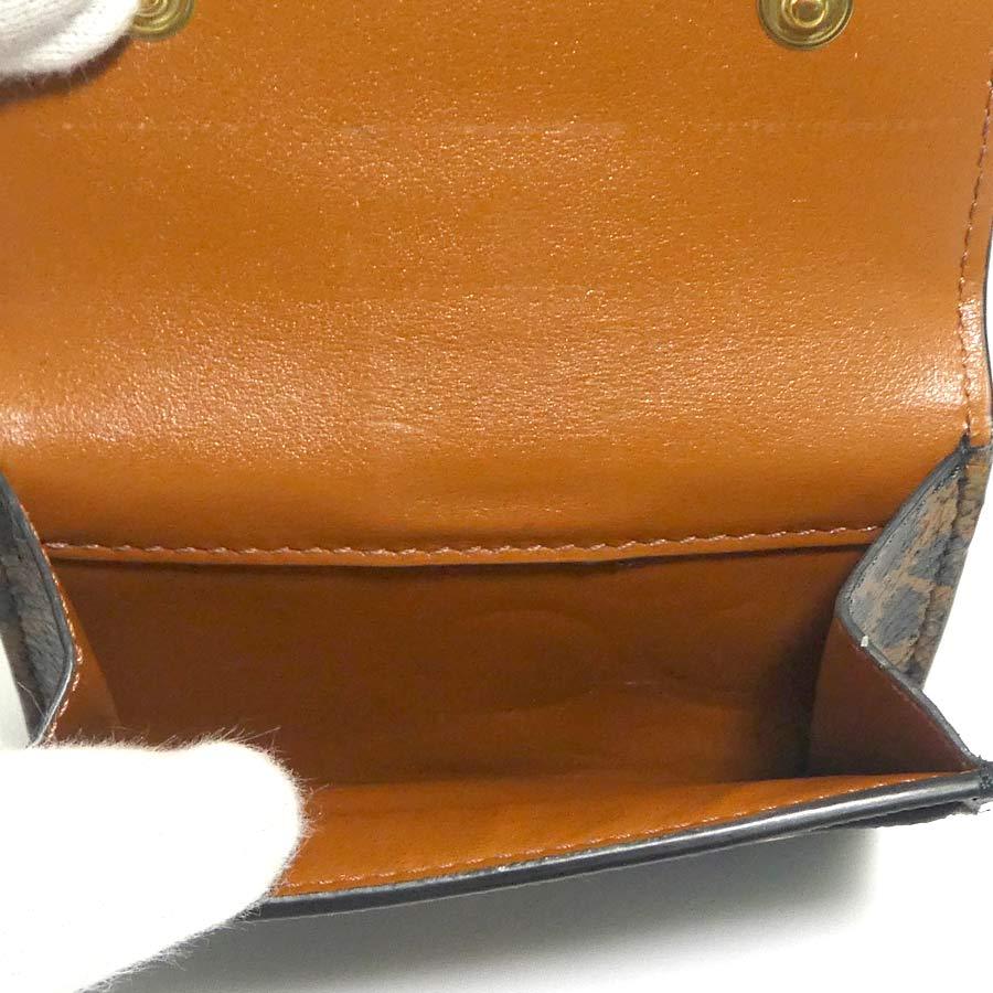 CELINE（セリーヌ） 三つ折り財布 トリオンフ PVCコーティング