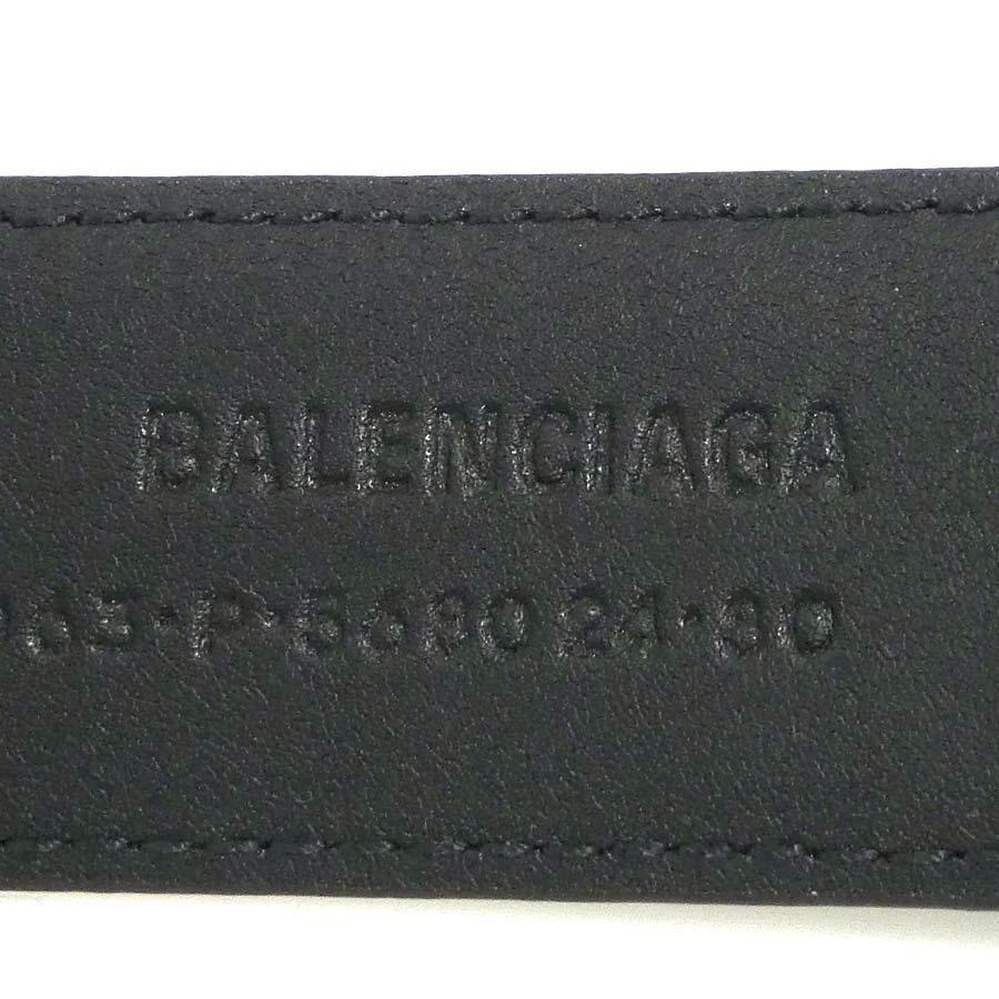 BALENCIAGA（バレンシアガ） ベルト レザー/メタル ブラック/ネオン