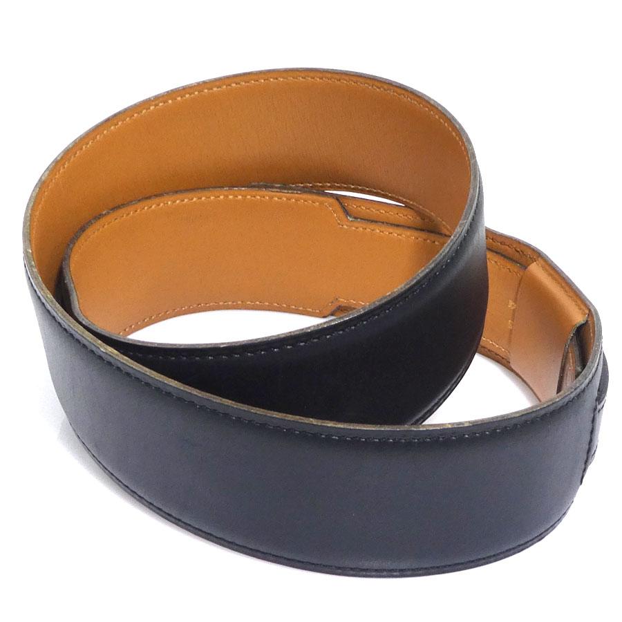 エルメス　ベルト HERMES（エルメス） ベルト ケリーベルト ボックスカーフ ブラック