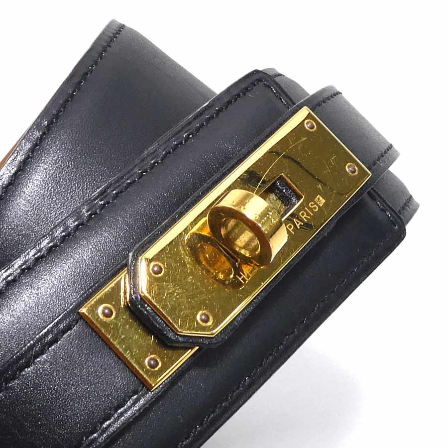 HERMES（エルメス） ベルト ケリーベルト ボックスカーフ ブラック