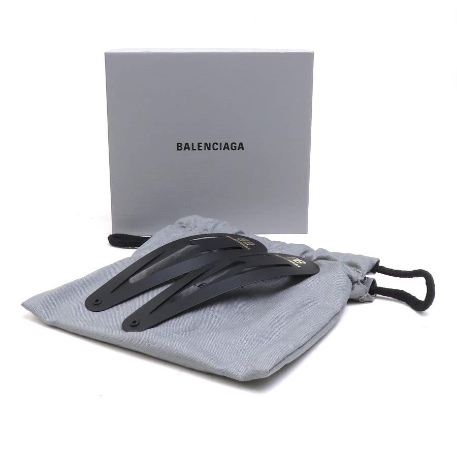 BALENCIAGA（バレンシアガ） ヘアピン メタル ブラック : ブランド