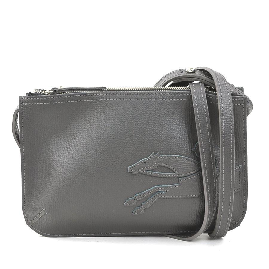 グレー ロンシャン肩掛け LONGCHAMP ロンシャン ショルダーバッグ