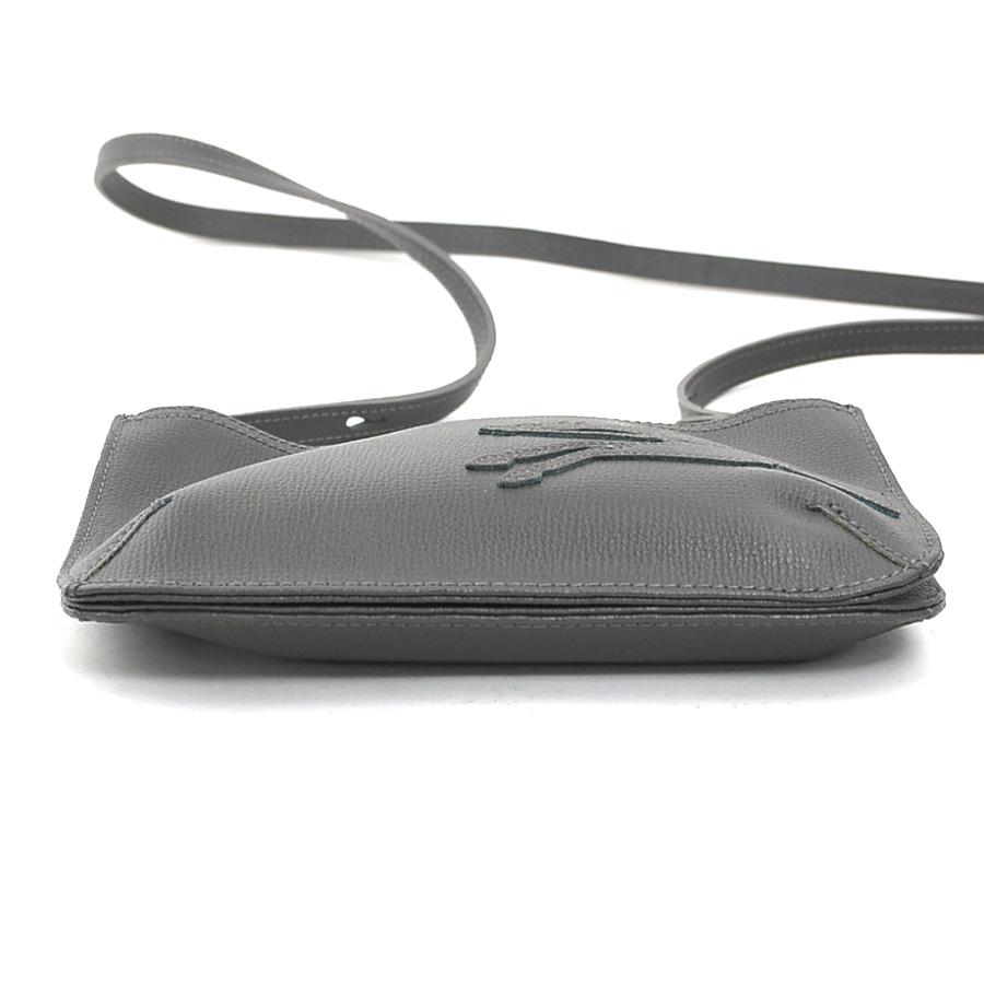LONGCHAMP（ロンシャン） ショルダーバッグ レザー グレー : ブランド 