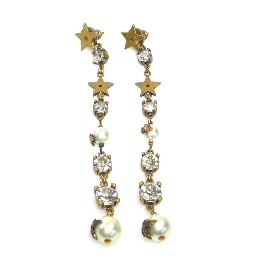 クリスチャンディオール Christian Dior ピアス メタル/フェイクパール 