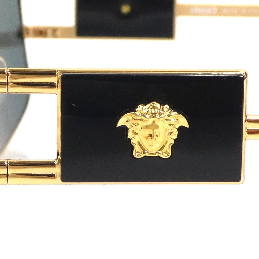 ヴェルサーチ VERSACE サングラス メタル ブラック/ゴールド