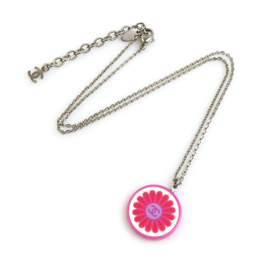 CHANEL（シャネル） ネックレス レジン/メタル ピンク系 : ブランド 