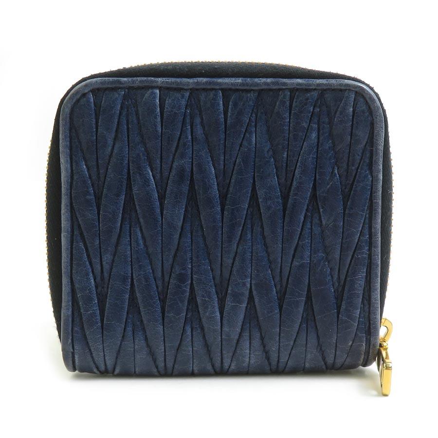 miumiu 財布 miu miu（ミュウミュウ） 財布 二つ折り財布 マテラッセ コインケース