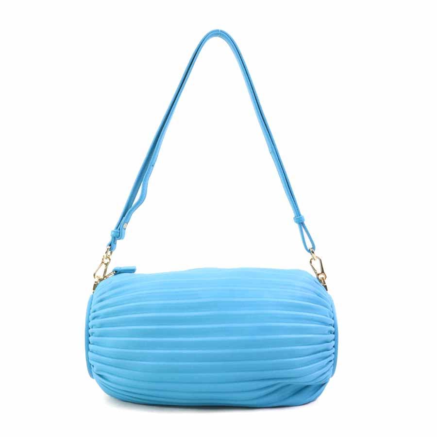 LOEWE（ロエベ） ショルダーバッグ ブレスレット ポーチ レザー ブルー