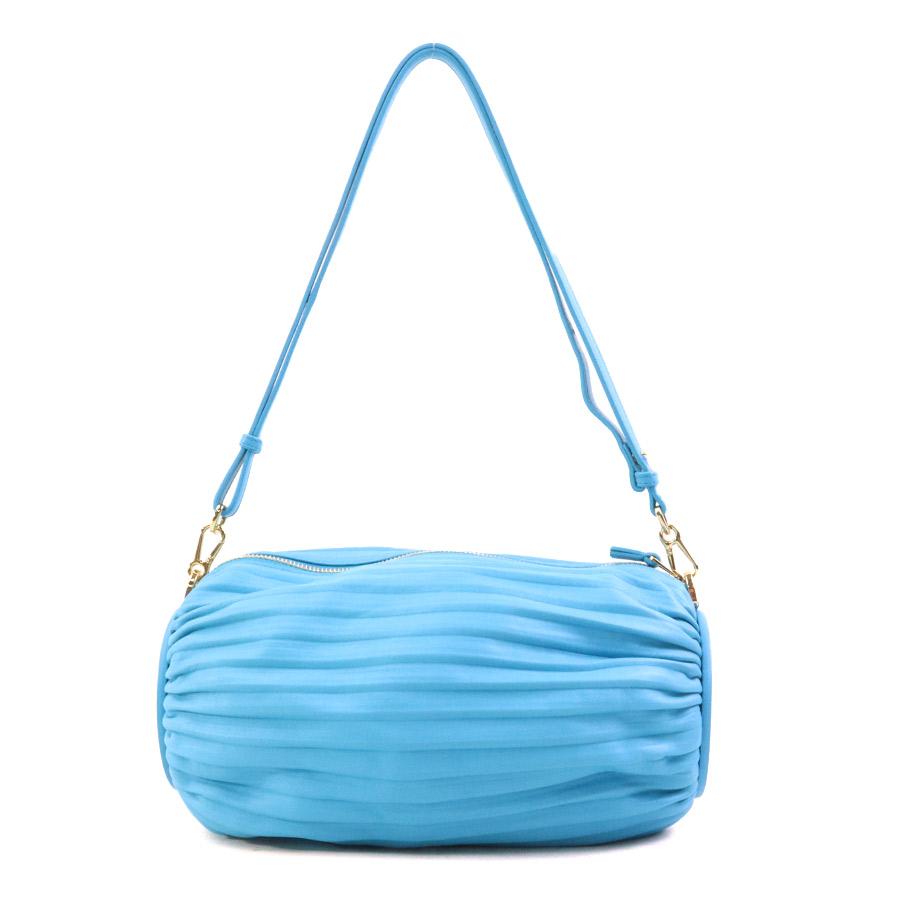 LOEWE（ロエベ） ショルダーバッグ ブレスレット ポーチ レザー ブルー 