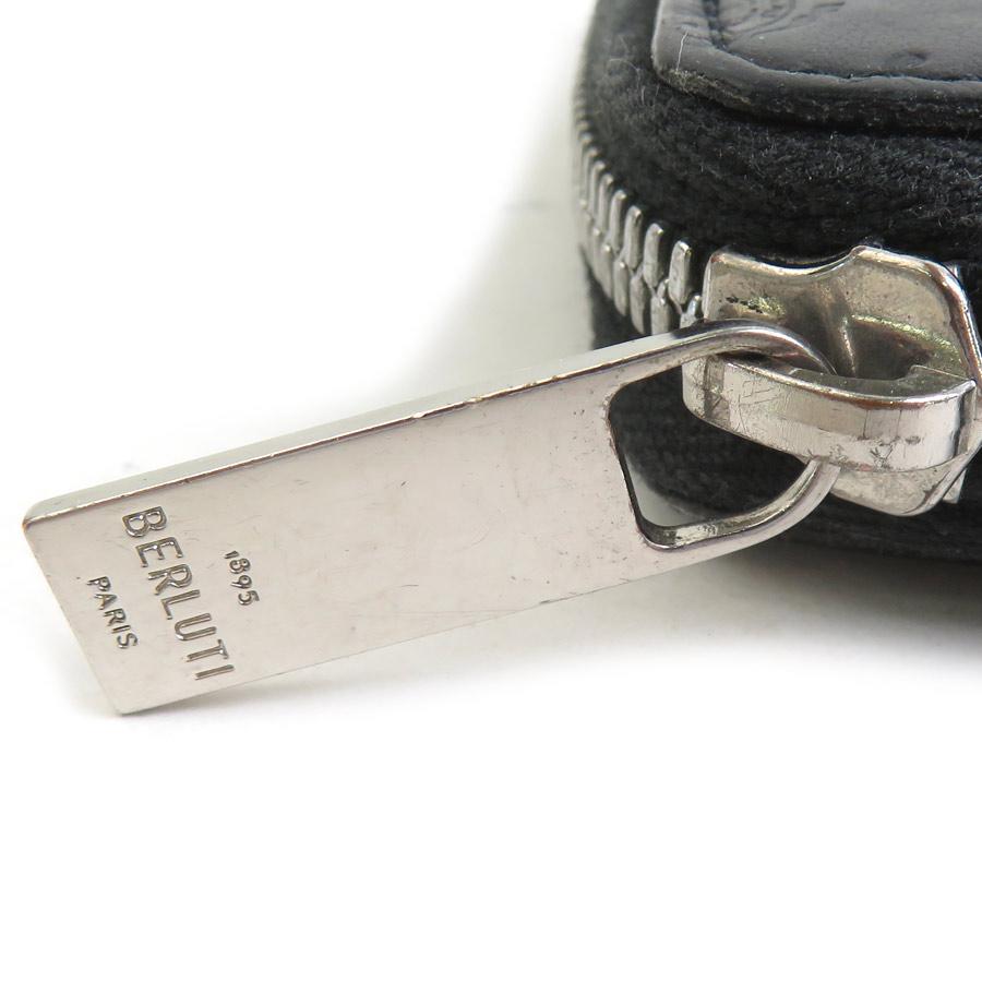 ベルルッティ Berluti ラウンドファスナー長財布 レザー ブラック