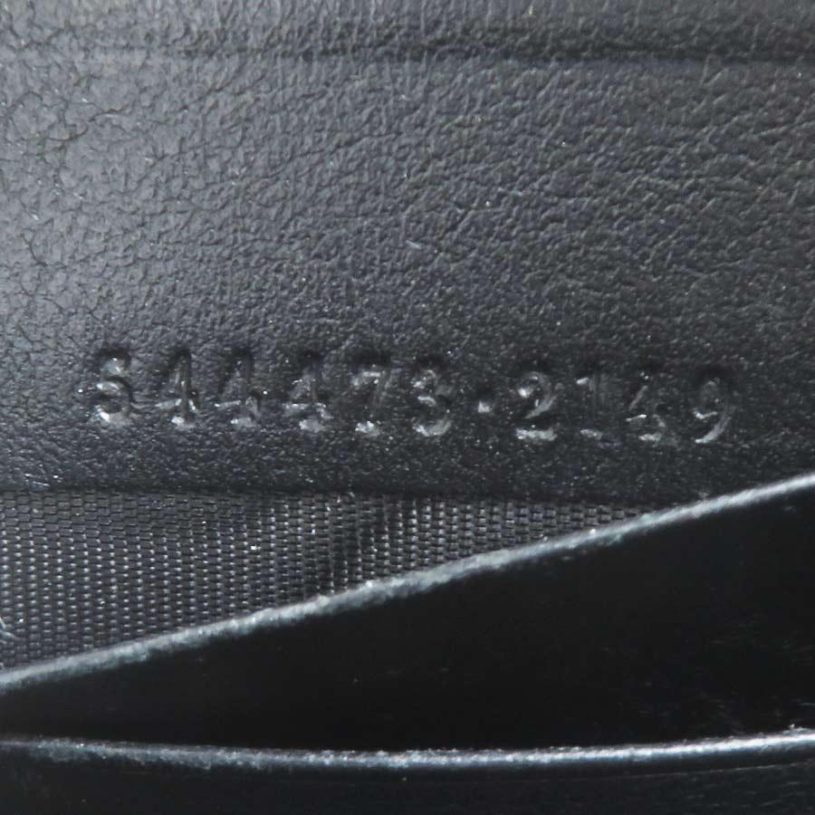 GUCCI（グッチ） ラウンドファスナー長財布 レザー ブラック