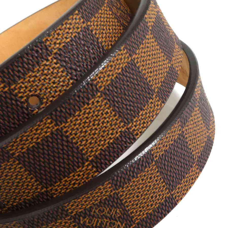 【良品】LOUIS VUITTON サンチュール キャレ ダミエ エベヌ ベルト LOUIS VUITTON（ルイ・ヴィトン） ルイ ヴィトン ベルト サンチュール