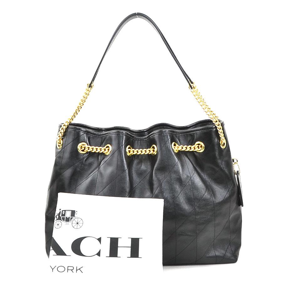 COACH ショルダーバッグ レザー ブラック COACH（コーチ） ショルダーバッグ レザー ブラック : ブランド