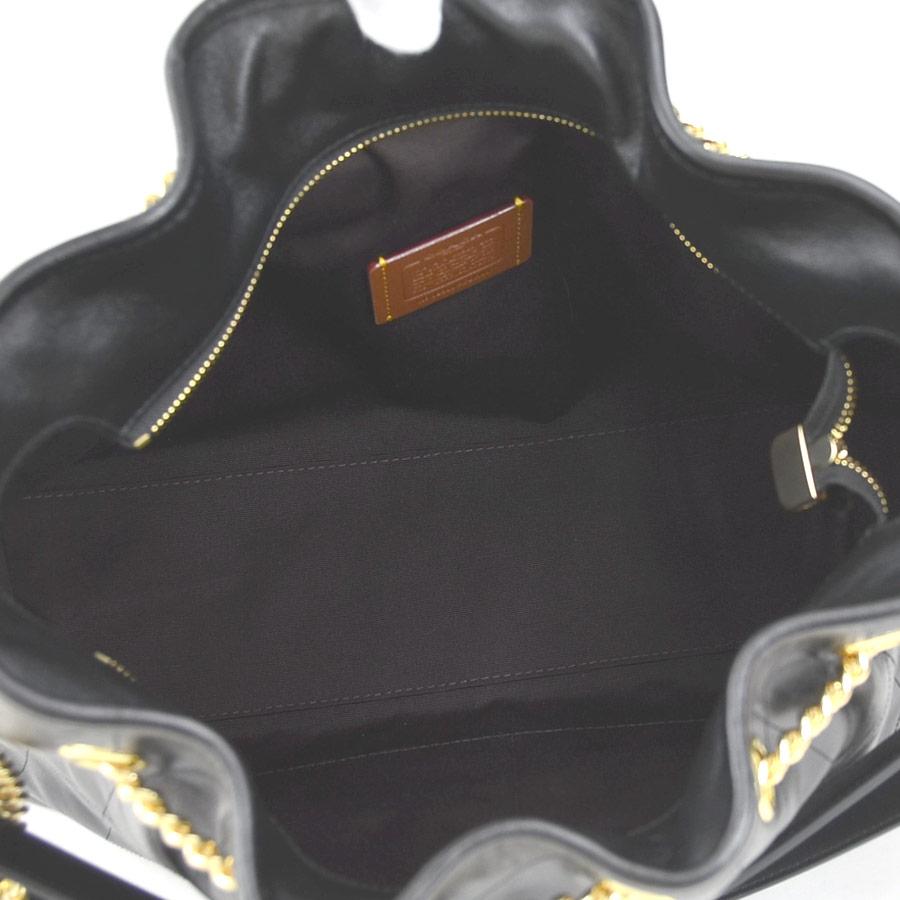 COACH（コーチ） ショルダーバッグ レザー ブラック : ブランド