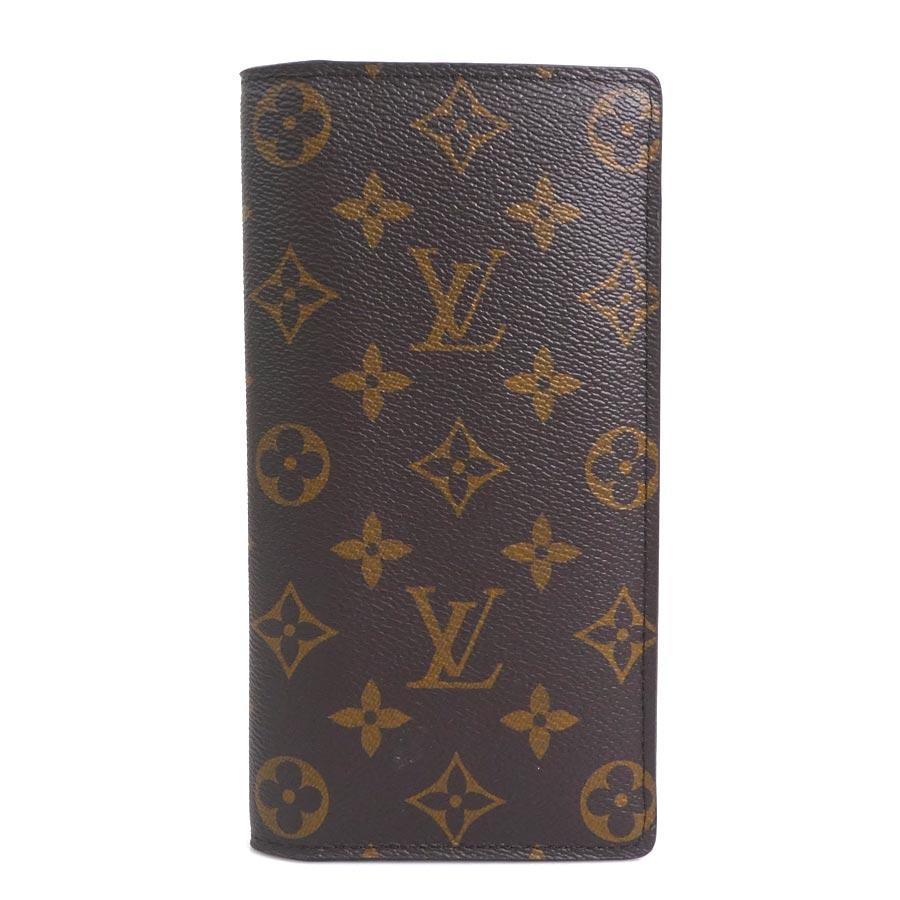 【美品】ルイヴィトン モノグラム ポルトフォイユ ブラザ 長財布 二つ折り財布 LOUIS VUITTON（ルイ・ヴィトン） ルイ ヴィトン 二つ折り長財布