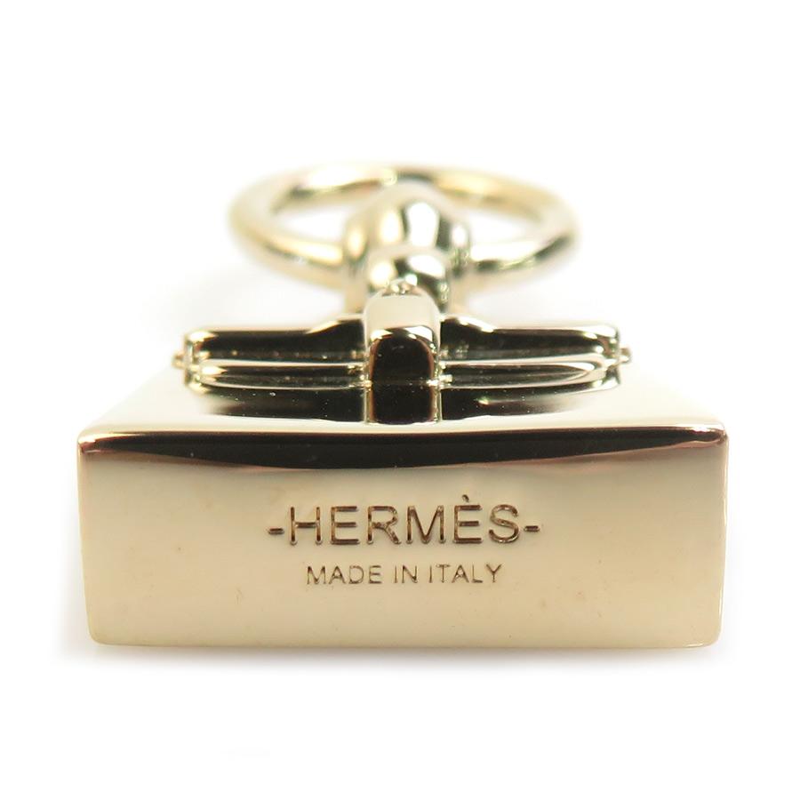 HERMES（エルメス） スカーフリング ツイリーリング ケリー メタル