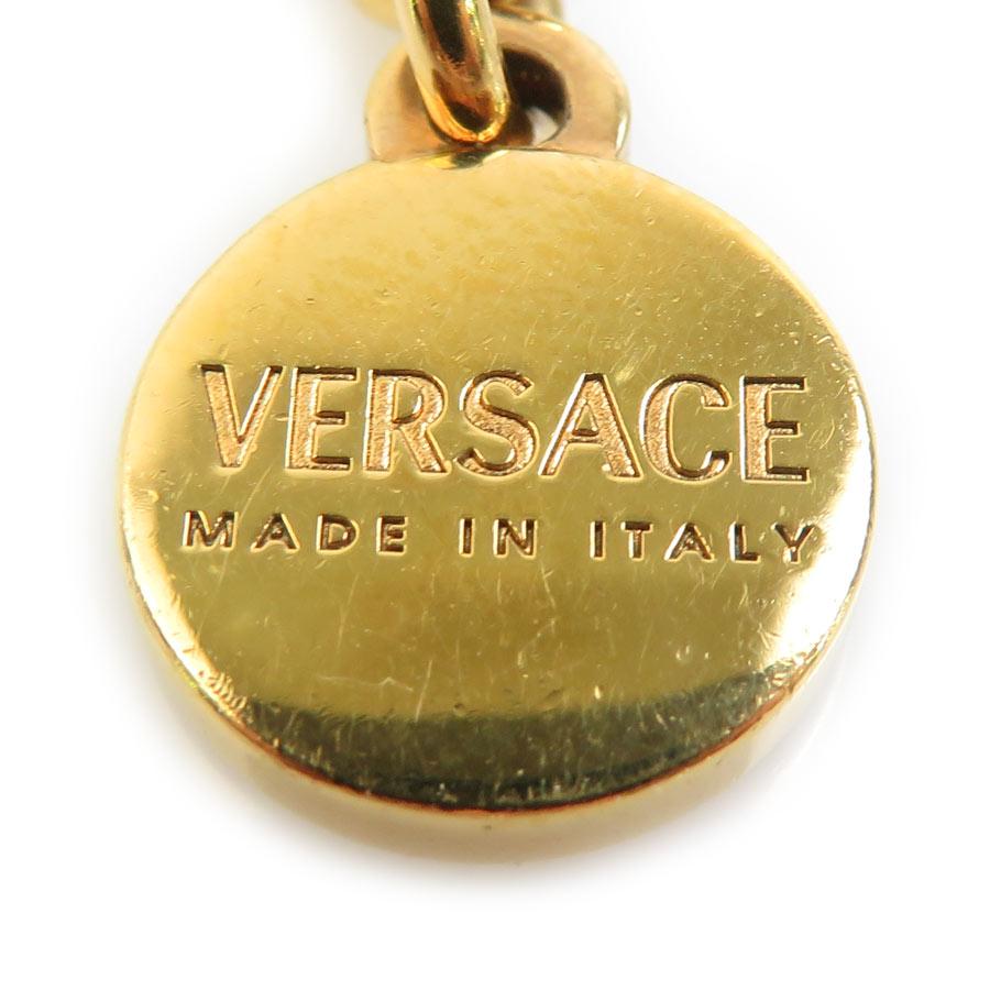 正規品　ヴェルサーチェ ゴールド　メダルネックレス ヴェルサーチ VERSACE ネックレス メタル ゴールド : ブランドバリュー