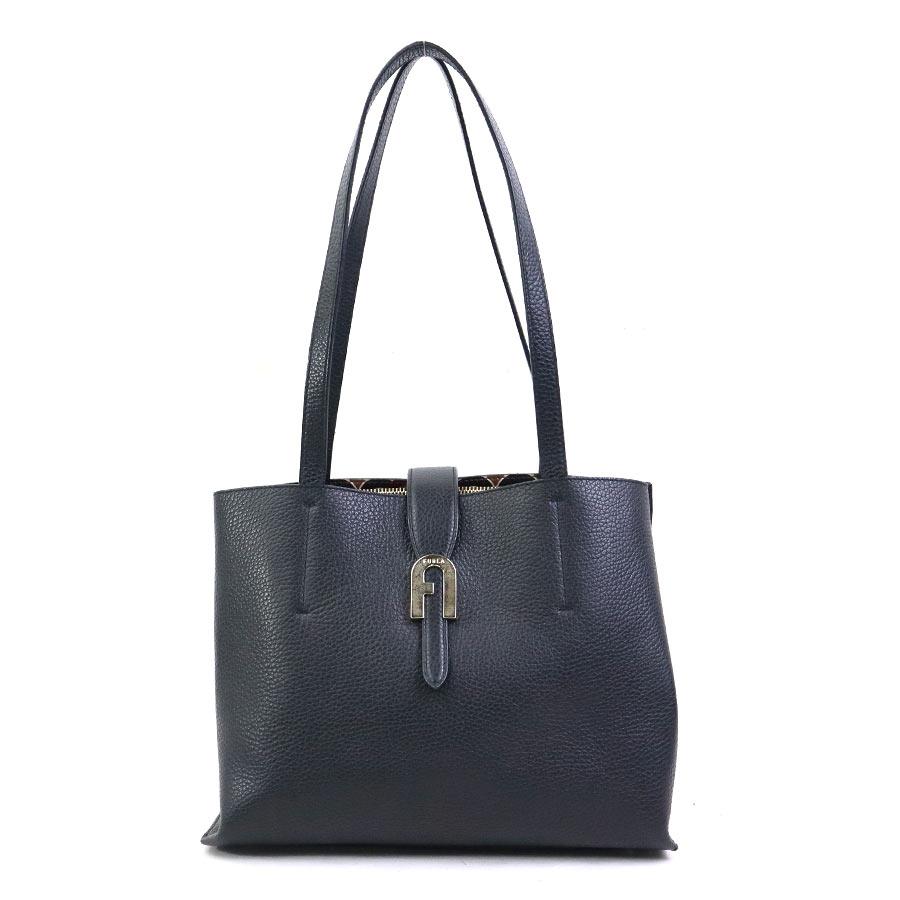 FURLA（フルラ） ショルダーバッグ レザー ブラック : ブランド