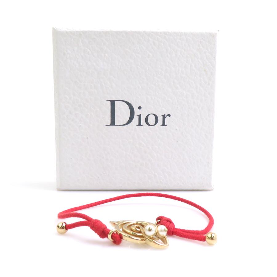 クリスチャンディオール Christian Dior ブレスレット ナイロン/メタル 