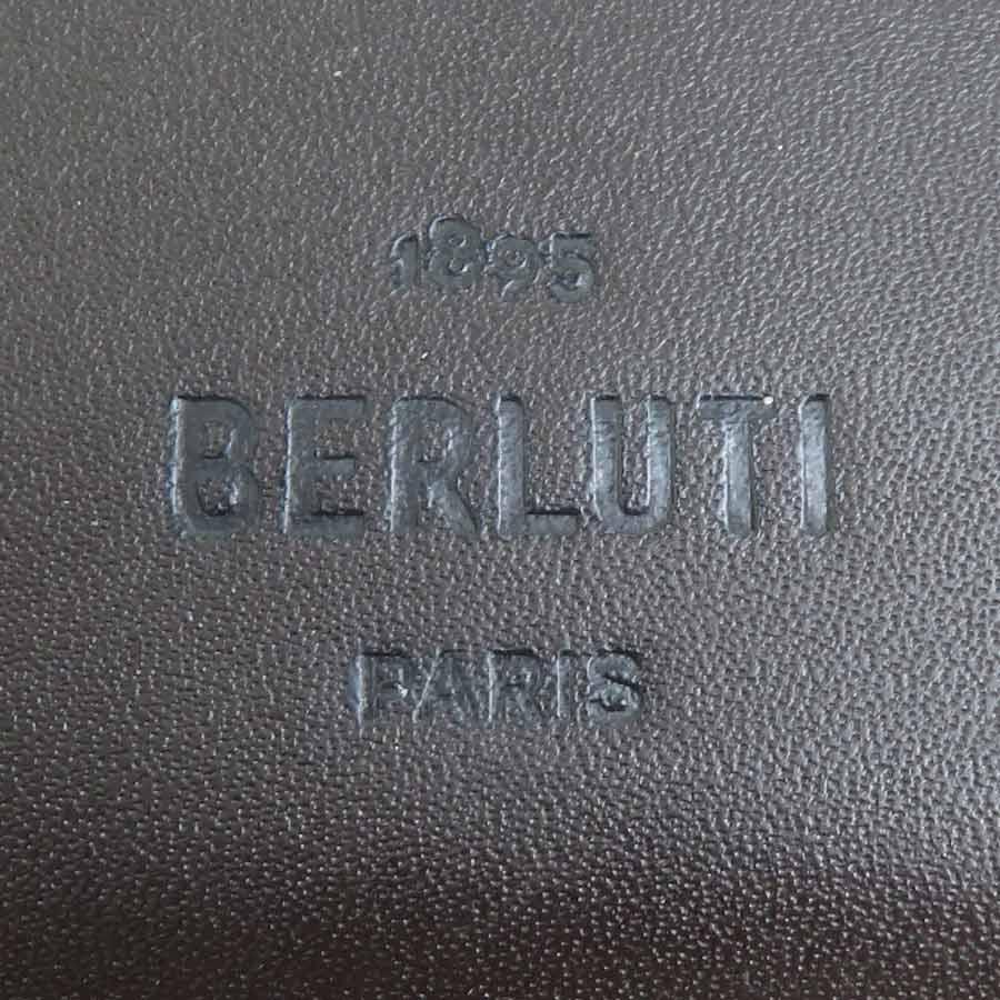 ベルルッティ Berluti 二つ折り長財布 イタウバ カリグラフィ レザー