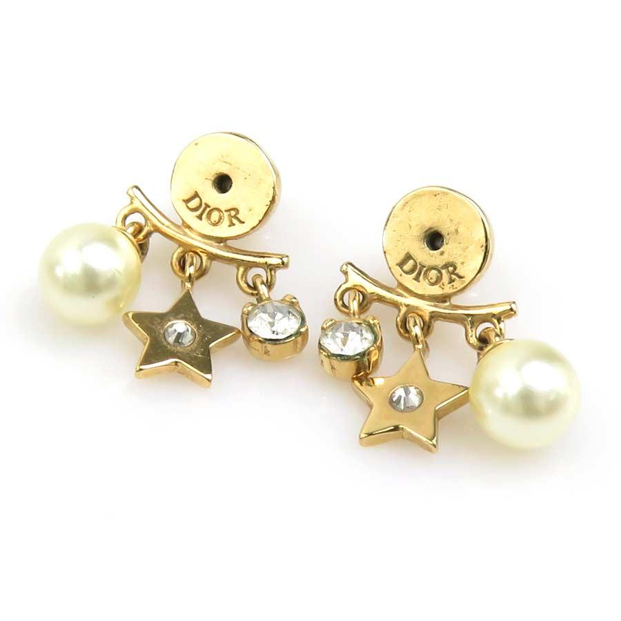 Dior ゴールドピアス(片耳用) クリスチャンディオール Christian Dior ピアス メタル ゴールド