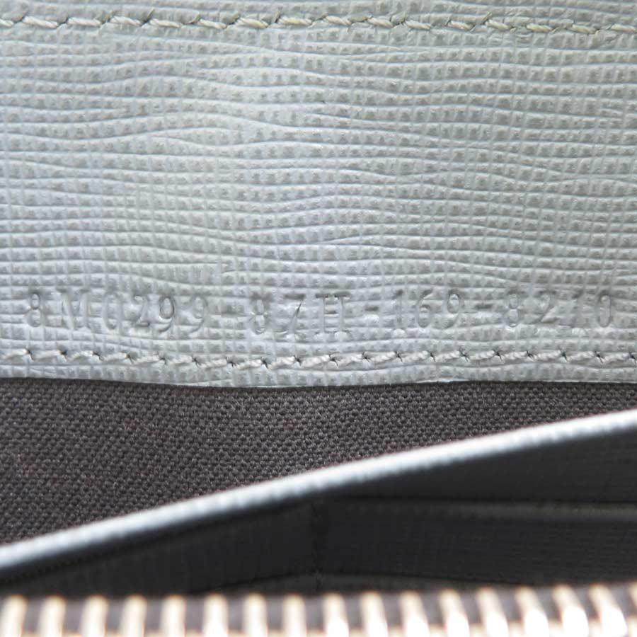 FENDI（フェンディ） ラウンドファスナー長財布 レザー ライトグレー
