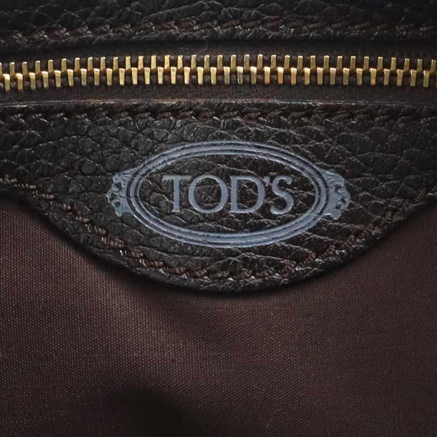トッズ TOD'S ハンドバッグ レザー ブラウン : ブランドバリュー