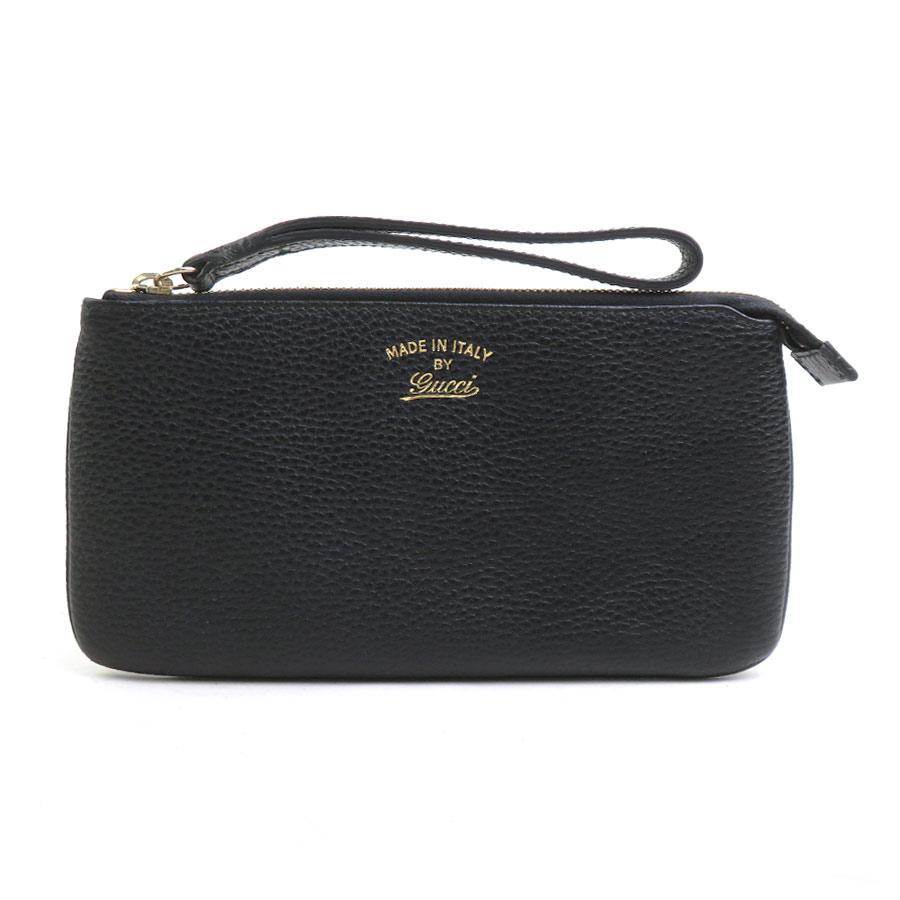 極美品 グッチ ミニポーチ クラッチバッグ GUCCI 黒 ブラック GUCCI（グッチ） クラッチバッグ ミニクラッチバッグ マルチポーチ