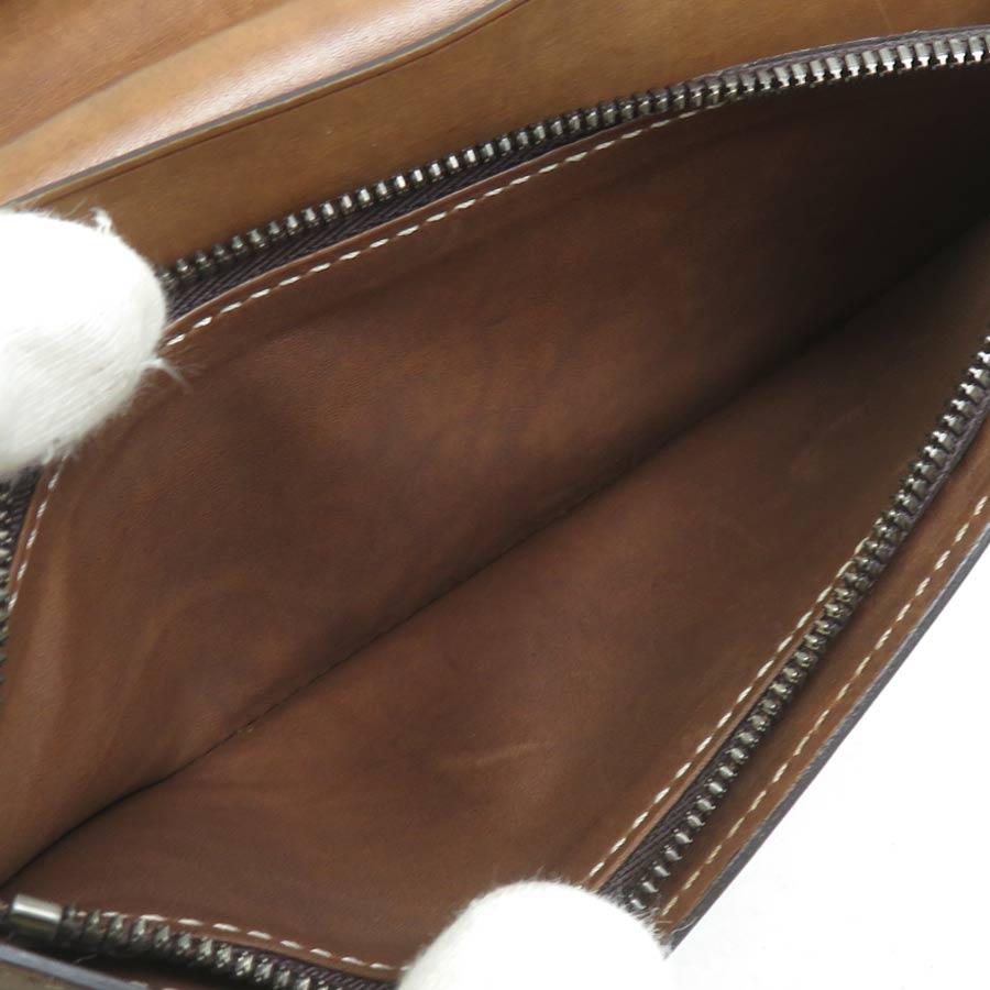 ベルルッティ Berluti 二つ折り長財布 レザー ブラウン : ブランド